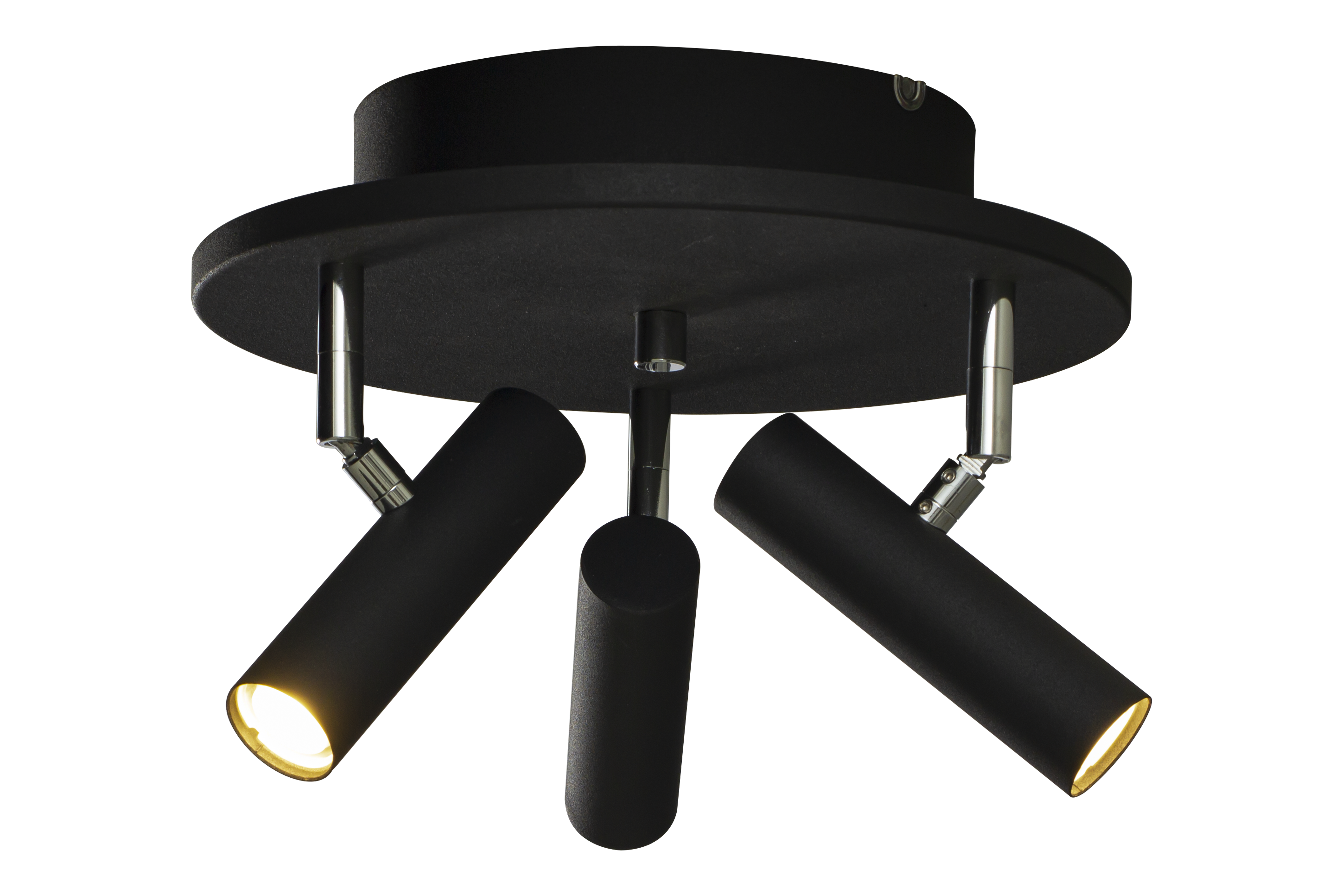 ARTIC ceiling spotlight 3-light plate
