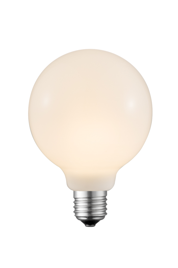 Globe G95 E27 6W LED filament dimmable 2700, white
