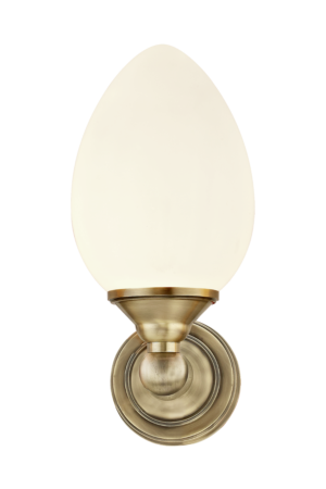 Antique Brass / White
