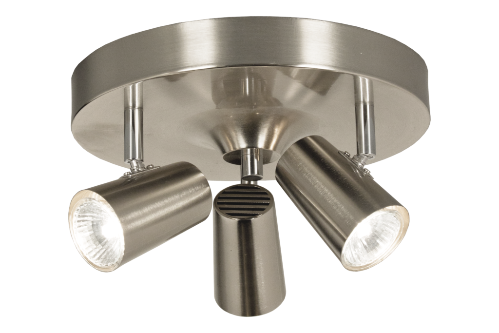 PILOT ceiling spotlight 3-light plate