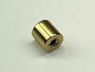 Metz knob, matt brass