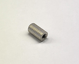 Metz/Pilot knob, satin steel