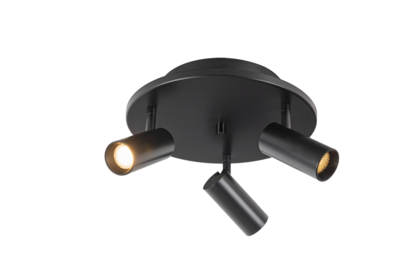 CONCORD ceiling spotlight 3-light plate