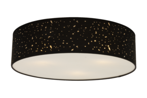 STARRY plafond 58cm, svart - Bild 1