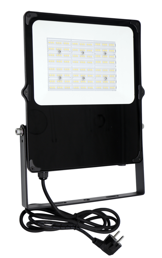 NORTHERN floodlight 100W asym, svart