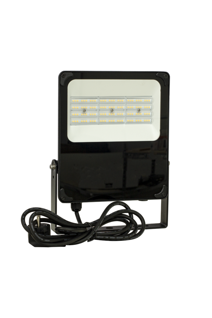 NORTHERN floodlight 50W asym, svart