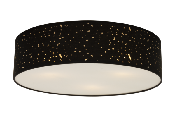 STARRY plafond 58cm, svart