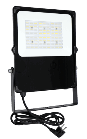 NORTHERN floodlight 100W asym, sort