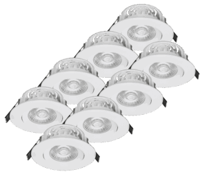 PITCH downlight 8-pakk
