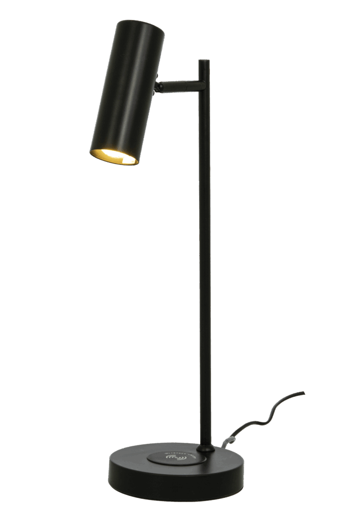 TABELA bordlampe med trådløs lader og USB