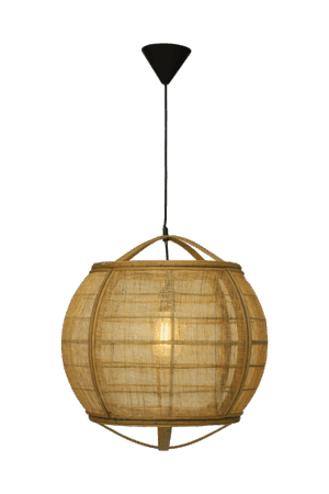 BORNEO taklampe Ø50, natur